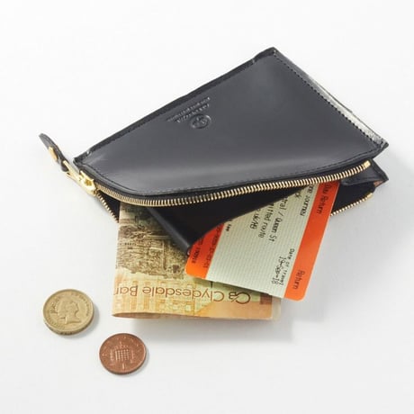 ZIP MINI PURSE WITH GUSSET
