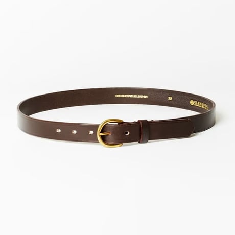 LONDON D BUCKLE BELT / CIGAR