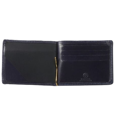 MONEY CLIP  WITH COIN POCKET / EMBOSSED LEATHER