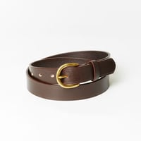 LONDON D BUCKLE BELT / CIGAR