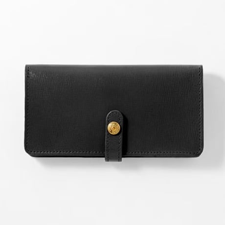 ROUND LONG PURSE / EMBOSSED LEATHER