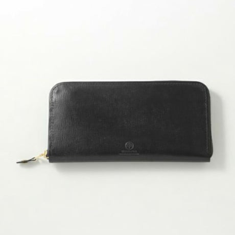 ZIP AROUND LONG PURSE / EMBOSSED LEATHER