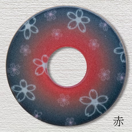 紋様鍔　さくら