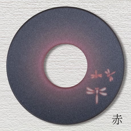 紋様鍔　ワンポイントとんぼ
