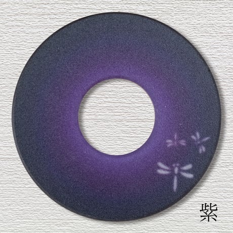 紋様鍔　ワンポイントとんぼ
