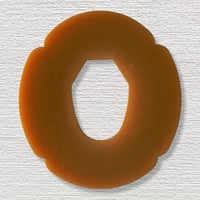 木刀用ツバとツバ止めゴム白　セット