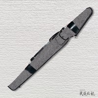 鹿革風小桜(黒)居合刀袋 1本入