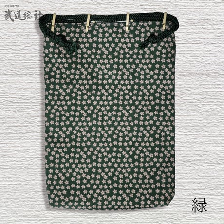 小物入れ　帆布小桜柄