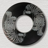 和柄鍔　虎・黒
