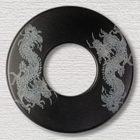 和柄鍔　龍・黒