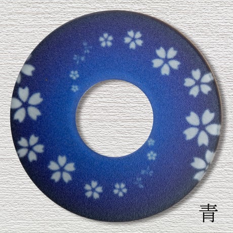紋様鍔　さくら渦巻
