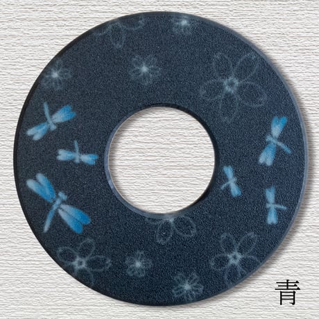 紋様鍔　とんぼさくら