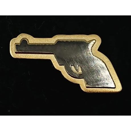 ジャンルマークピンバッジ＜拳銃＞
