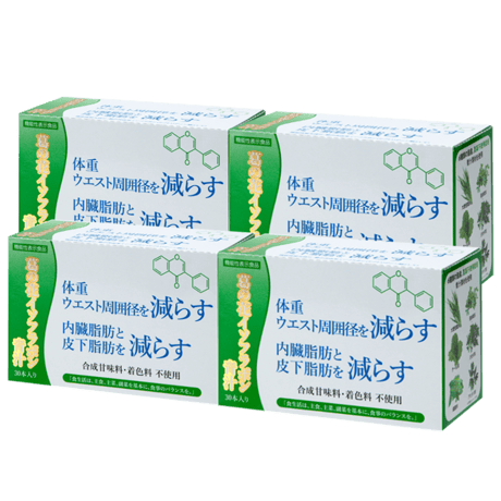 おいしい 葛の花 イソフラボン 青汁 【機能性表示食品】3g×30包入×4箱