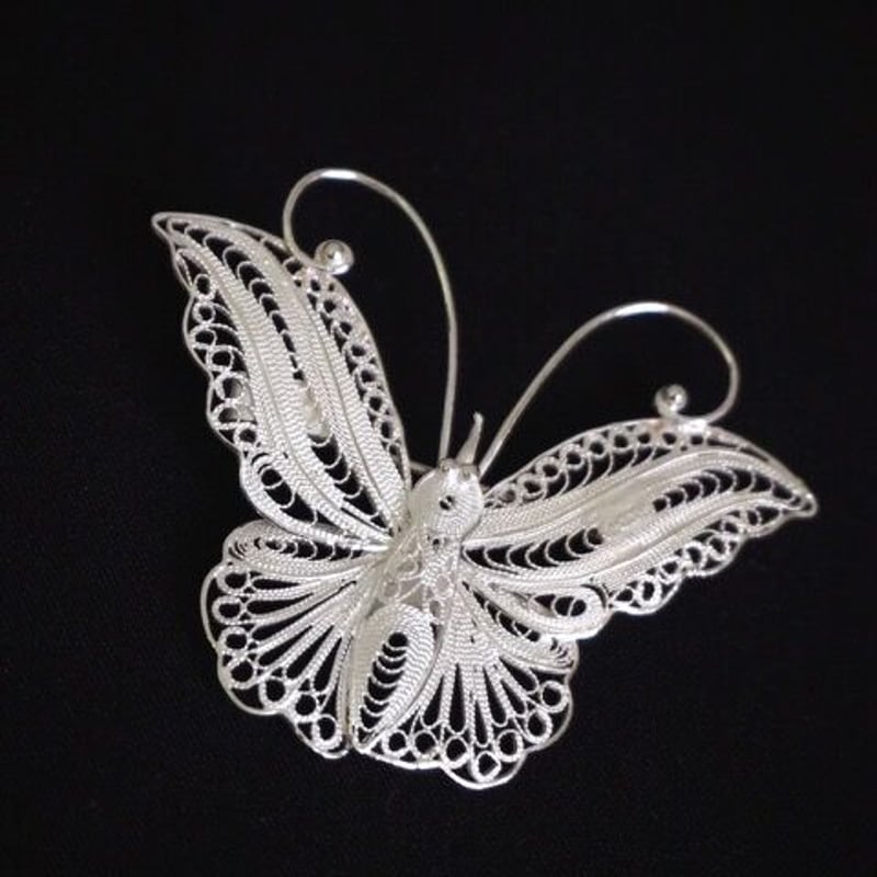 テルキャーリ銀線細工ブローチ123 | トルコの手仕事雑貨店 イスタンブ