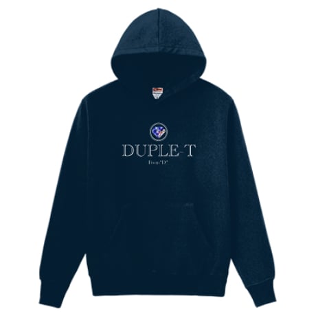 〈卸限定〉DUPLE-Tサークルロゴ 裏起毛プルパーカー