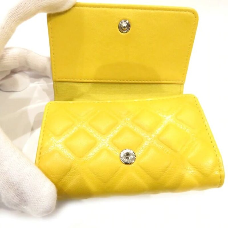 CHANEL イエロー キーケース