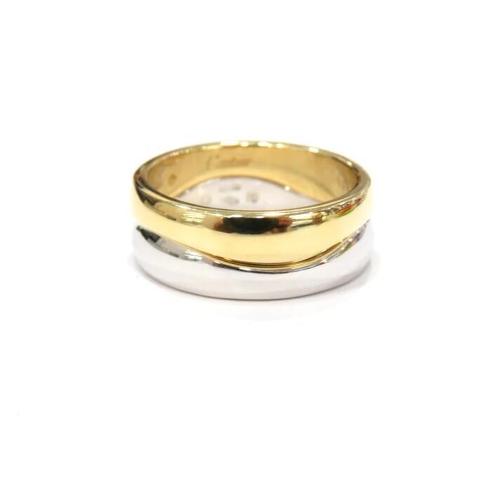 Cartier カルティエ ラブミーリング リング 指輪 K18YG イエローゴールド ×K18WG ホワイトゴールド ランクA 刻印＃52/12号