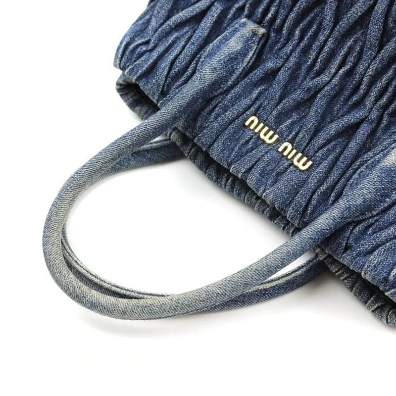 MIU MIU ミュウミュウ デニム2wayショルダー ハンドバッグ