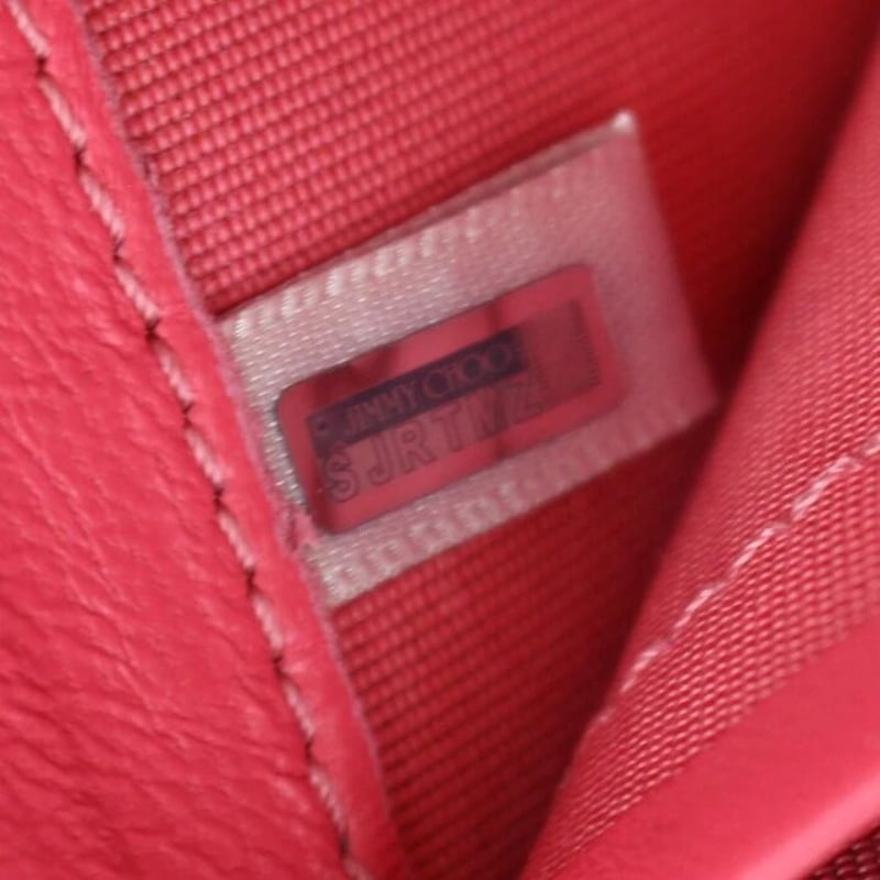 JIMMY CHOO ジミーチュウ スタッズ長財布 FILIPA 長財布 ピンク JIMMY CHOO ジミーチュウ スタッズ長財布 FILIPA 長財布 ピンク