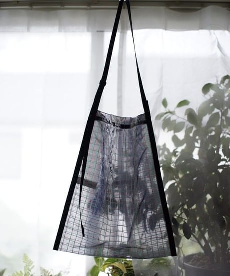 PVC Tote Check (GREEN×RED)