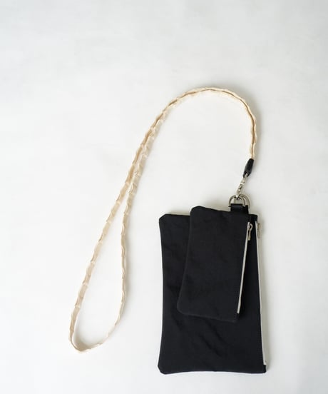 'KUMIHIMO'Strap Double Pouch K