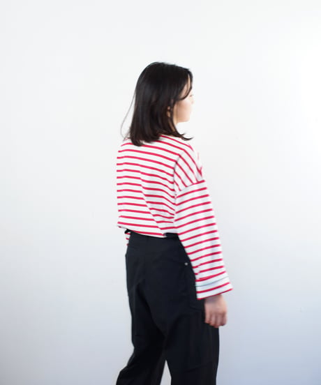 草木染めバスクシャツ (クランベリー)
