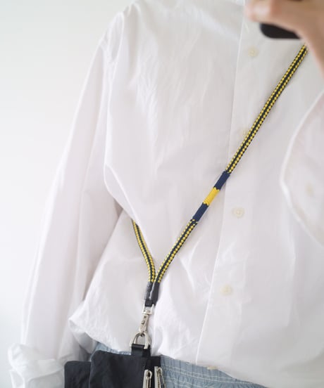 'KUMIHIMO'Strap Double Pouch H