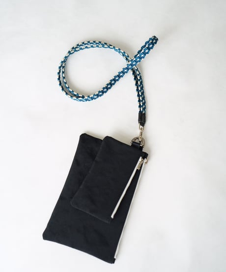 'KUMIHIMO'Strap Double Pouch J