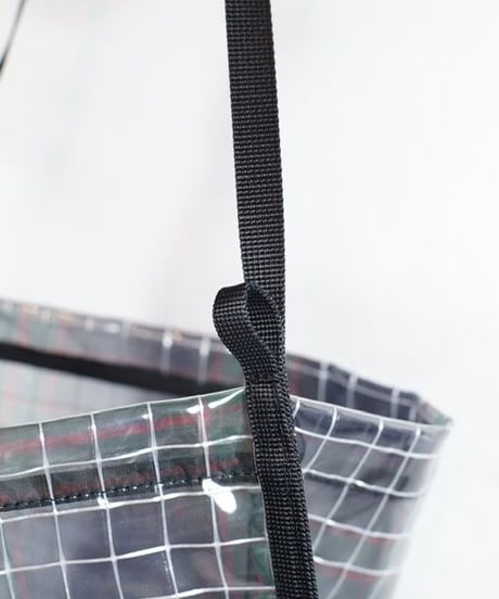 PVC Tote Check (GREEN×RED)