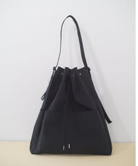 Drawstring Shoulder Black