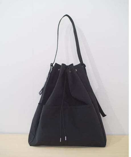 Drawstring Shoulder Black