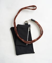'KUMIHIMO'Strap Double Pouch B