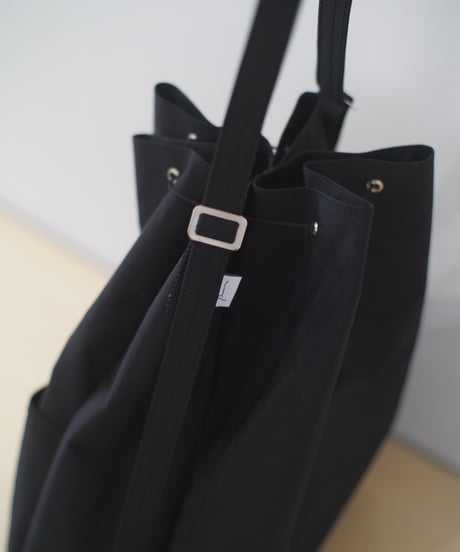 Drawstring Shoulder Black