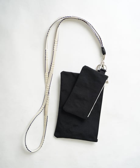 'KUMIHIMO'Strap Double Pouch F