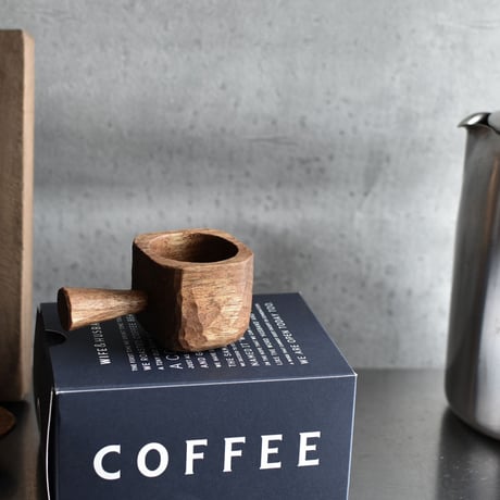 木彫りのコーヒースプーン