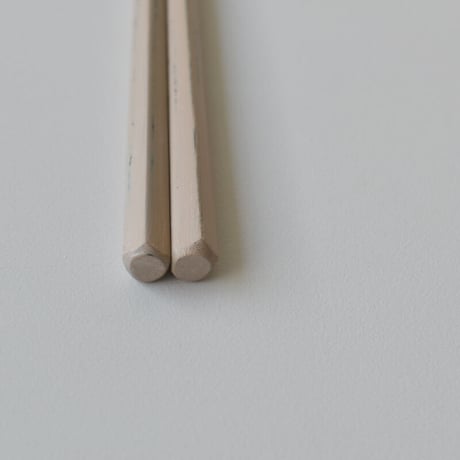 白漆　五角箸