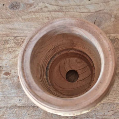 木製鉢カバー（木組み　中板付き）1　送料無料