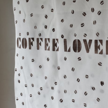 アケモドロ　型染め手ぬぐい　COFFEE LOVER