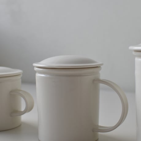 中田雅巳 　蓋付きhandle cup　S・M・L