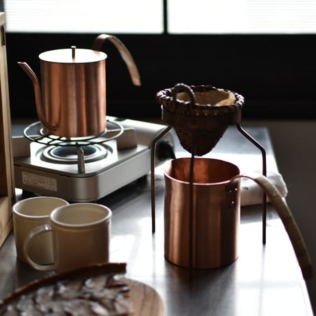 銅の DRIP POT　送料無料　秋頃再入荷予定