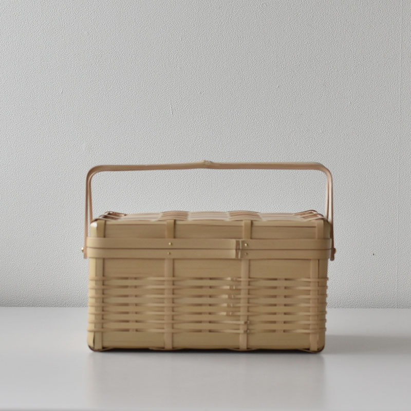 松田由紀 角物 持ち手・蓋付 長方M 送料無料 | ハモニ