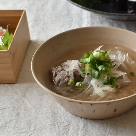 白漆　ノミ目ボウル