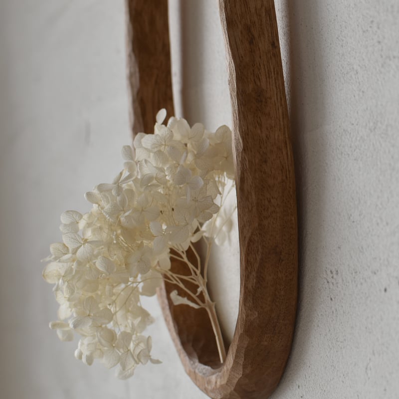 木彫りの壁掛け だえん | ハモニ