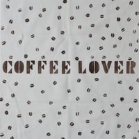 アケモドロ　型染め手ぬぐい　COFFEE LOVER