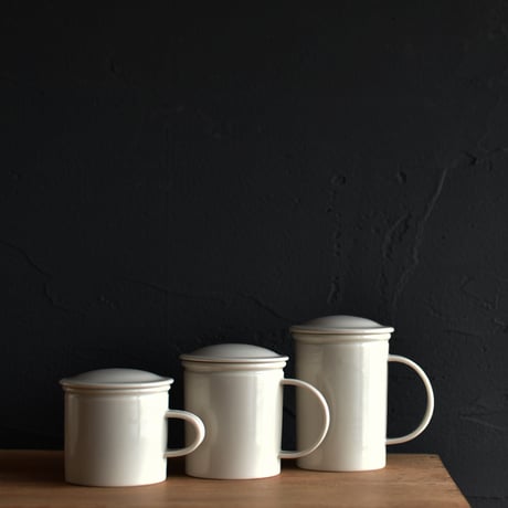 中田雅巳 　蓋付きhandle cup　S・M・L