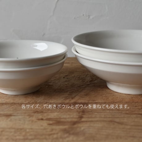 中田雅巳 　穴あきボウル（ろくろ）M・L・LL
