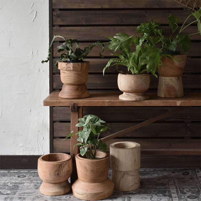 木製鉢カバー 送料無料 | ハモニ