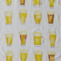 アケモドロ　型染め手ぬぐい　ビール