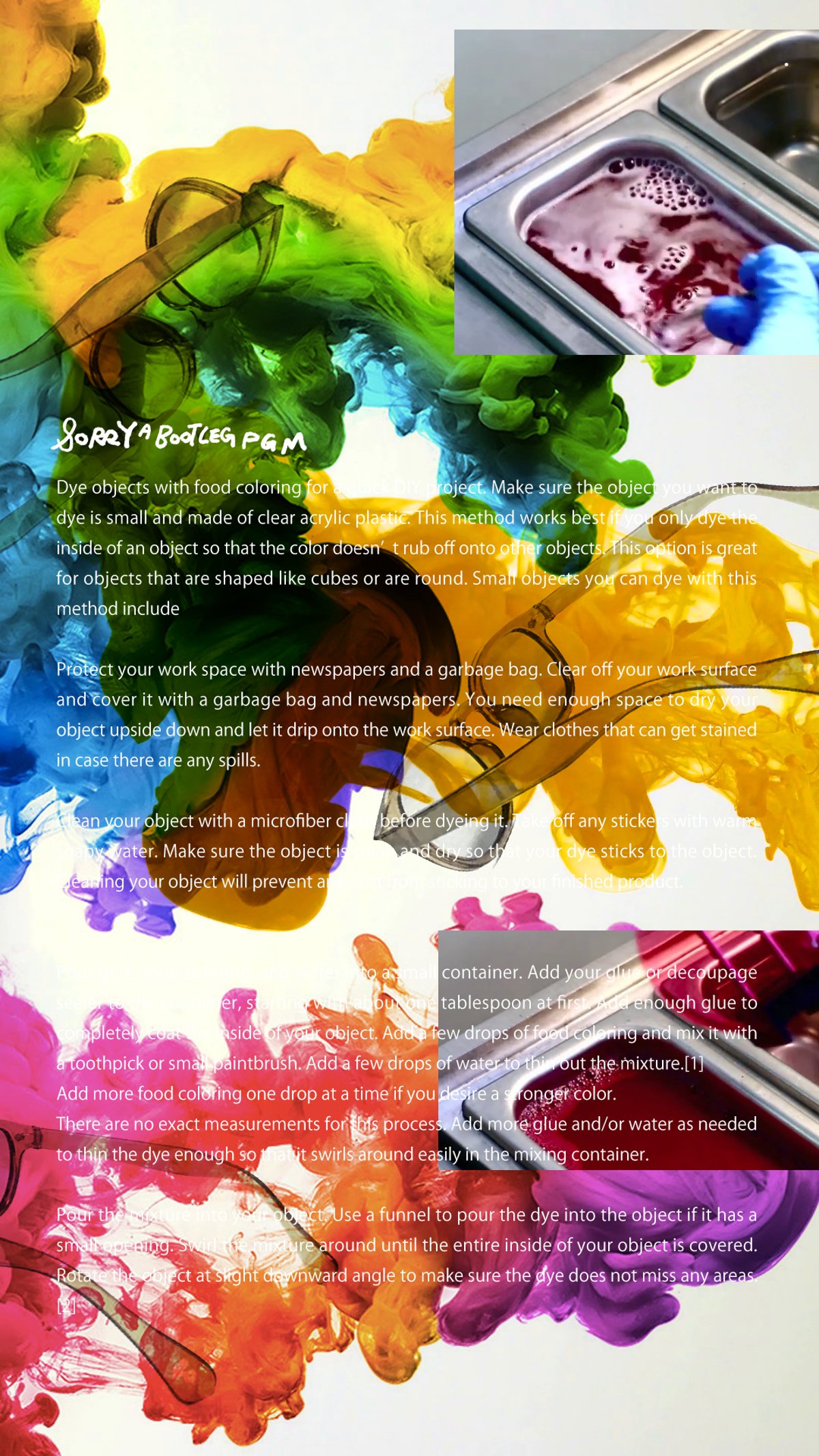 DYE | Sorry a bootleg program